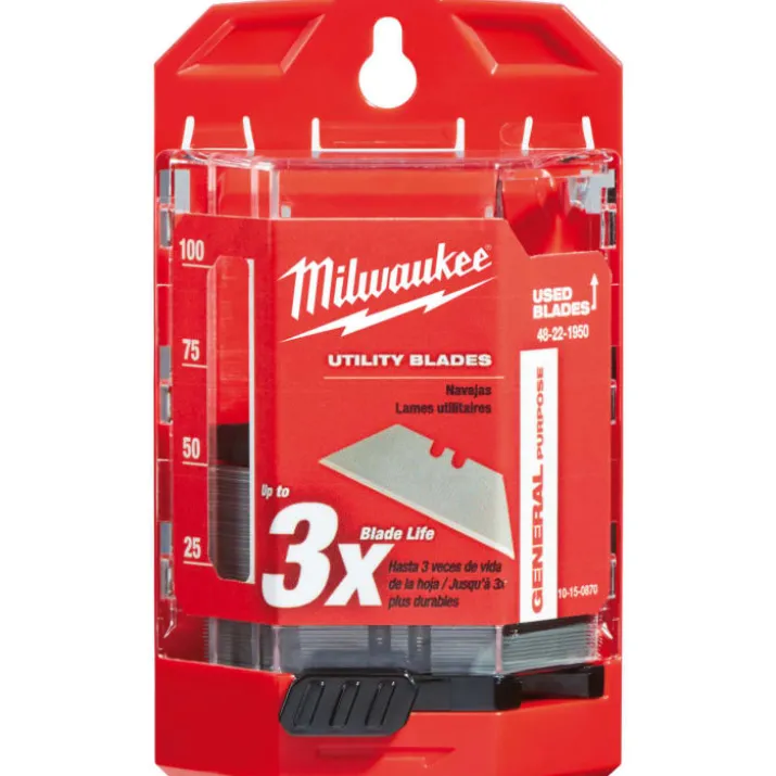 Milwaukee trapez knivblad, 50 stk