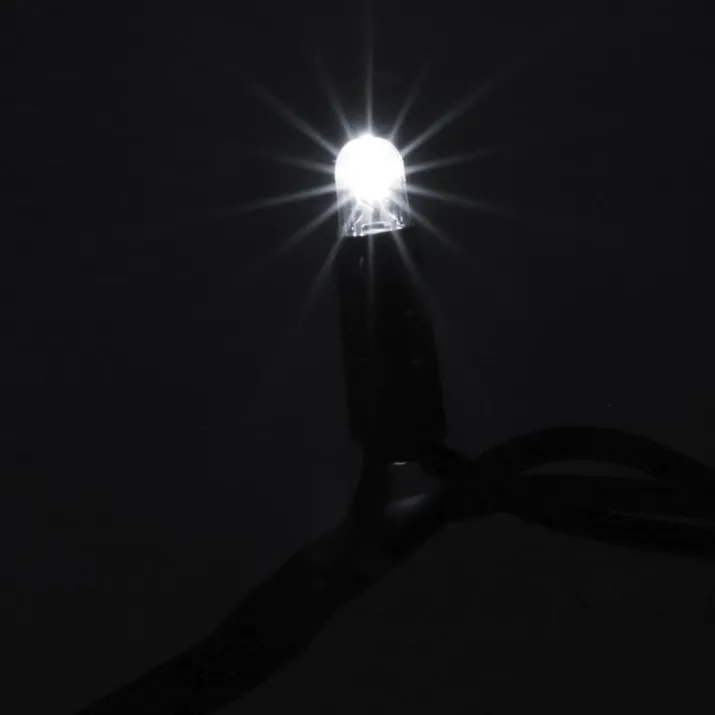 MK Ice Lite LED lyskæde, 102 koldhvid, 12 koldhvid, 230V