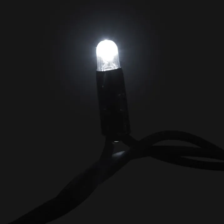 MK Ice Lite LED lyskæde, 102 varmhvid, 12 koldhvid, 230V