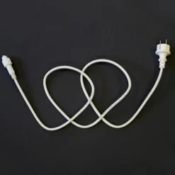 MK Quickfix forlængerkabel, 230V, 1 meter, hvid