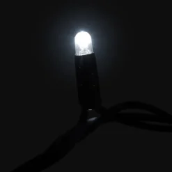 MK String Lite LED lyskæde, 120 koldhvid, 230V, 12 meter, sort