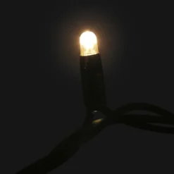 MK String Lite LED lyskæde , 90 varmhvid, 230V, sort