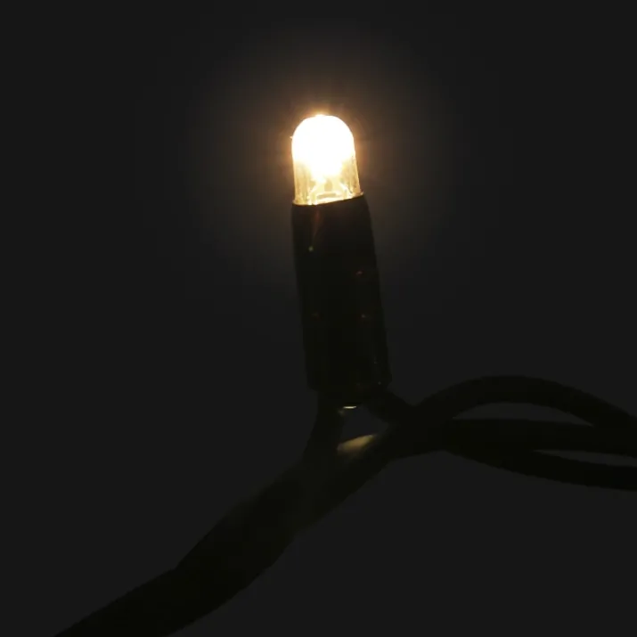 MK String Lite LED lyskæde , 90 varmhvid, 230V, sort