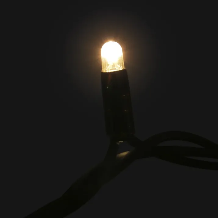 MK String Lite LED lyskæde, 105 varmhvid, 15 koldhvid, 230V