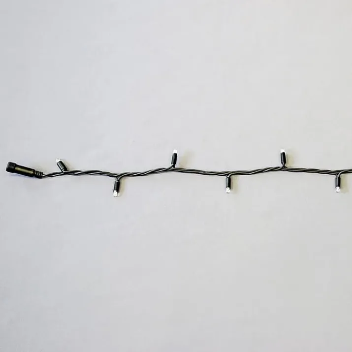 MK String Lite LED lyskæde, 120 varmhvid, 230V, 12 meter, sort