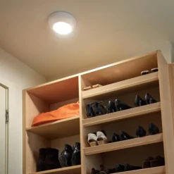 Mr. Beams LED ultrabright loftlampe på batteri, hvid
