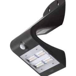 Mylight væglampe med sensor & solcelle, 3,2W
