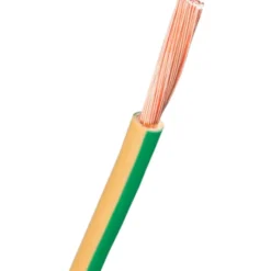 Nexans PVT90 ledning, 1G0,75 mm², gul/grøn, metervare