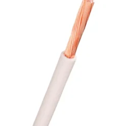 Nexans PVT90 ledning, 1x0,75 mm², hvid, metervare