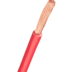 Nexans PVT monteringsledning, 1x6 mm², metervare, rød