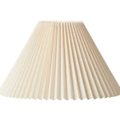 Nielsen Light Emma Hacienda Plisse lampeskærm, beige, H24,5 cm