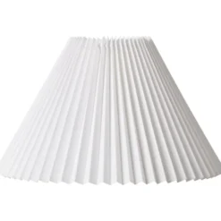 Nielsen Light Emma Hacienda Plisse lampeskærm, hvid, H24,5 cm