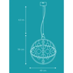 Nielsen Light Galaxy lysekrone, sort