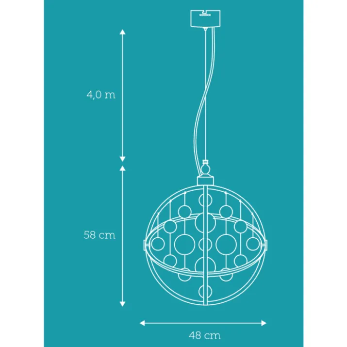 Nielsen Light Galaxy lysekrone, sort