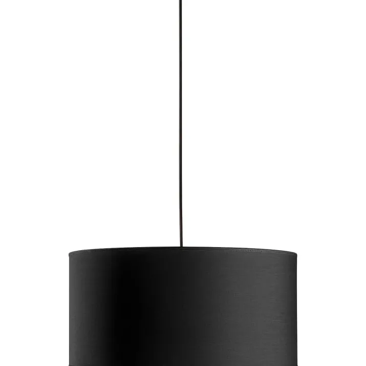 Nielsen Light Isabella Castillo lampeskærm, sort/hvid, Ø40 cm