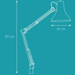 Nielsen Light Jensen arkitektlampe, hvid