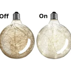 Nielsen Light Klokkeblomst E27 globepære, 2500K, 1W, Ø9,5 cm