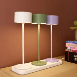 Nielsen Light ladestation til Bistro genopladelige bordlamper, til 3 lamper, hvid