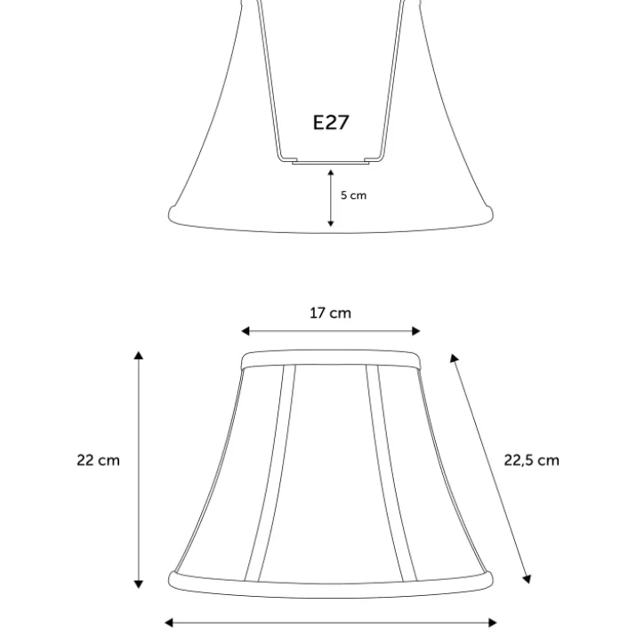 Nielsen Light Mary Pagode lampeskærm, H22 cm