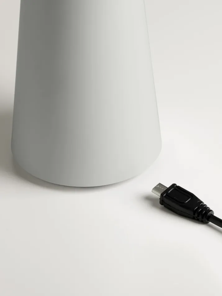 Nielsen Light Move Me genopladelig bordlampe, lysegrå