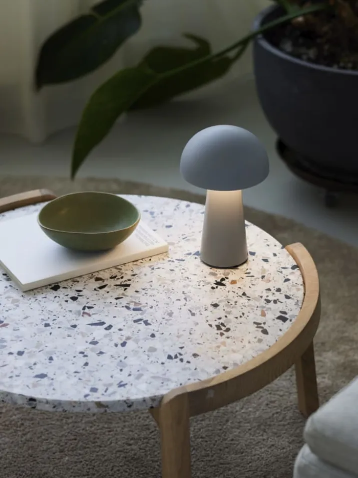 Nielsen Light Move Me genopladelig bordlampe, lysegrå