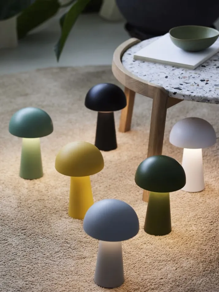 Nielsen Light Move Me genopladelig bordlampe, lysegrå
