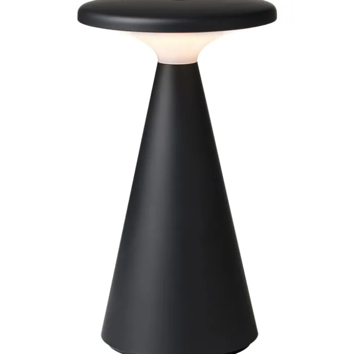 Nielsen Light Nyhavn genopladelig bordlampe, sort