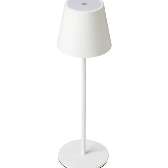 Nielsen Light One genopladelig bordlampe, hvid