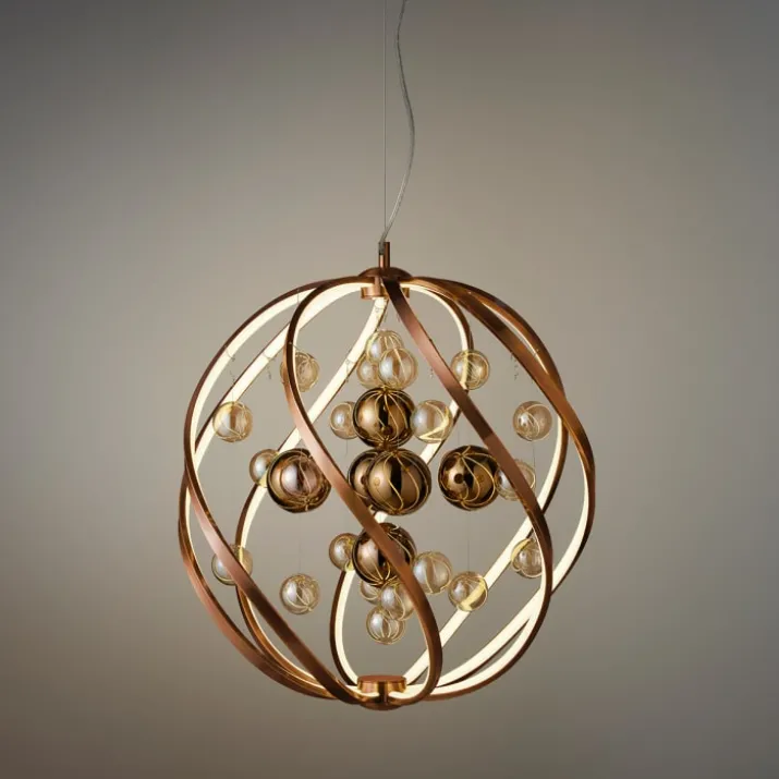 Nielsen Light Solar lysekrone, kobber