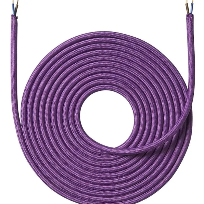 Nielsen Light stofledning, 2x0,75 mm², 4 meter, lilla