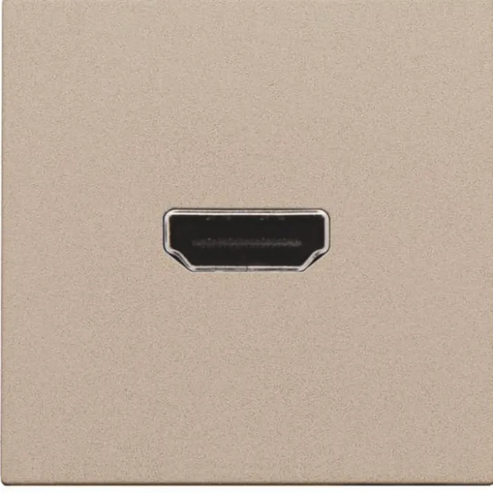 Niko HDMI udtag connector for stikmontering, beige