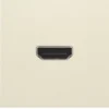 Niko HDMI udtag connector for stikmontering, cream