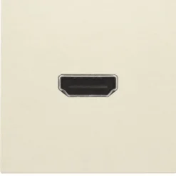 Niko HDMI udtag connector for stikmontering, cream
