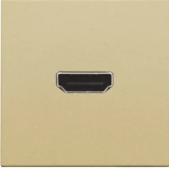 Niko HDMI udtag connector for stikmontering, guld