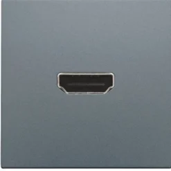 Niko HDMI udtag connector for stikmontering, stål