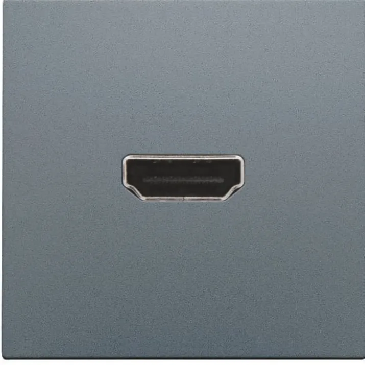 Niko HDMI udtag connector for stikmontering, stål