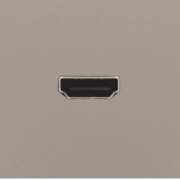 Niko HDMI udtag med terminaler for ledningsmontering, bronze