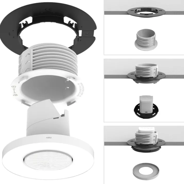 Niko tilstedeværelsessensor, planforsænket, 360°, 13 meter