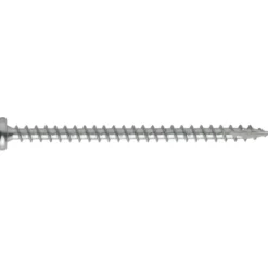 NKT Elforzinket spånskrue, med panhoved, 5,0x60 mm, 100 stk