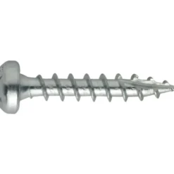 NKT Spun+ skrue, elforzinket, panhoved, 3,5x30 mm, 200 stk