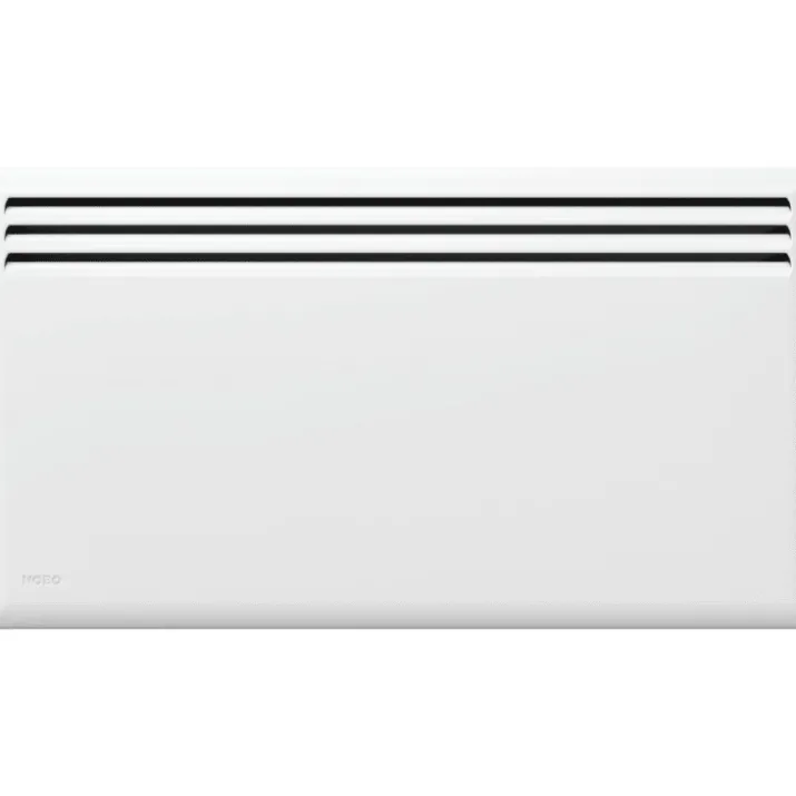 Nobø NFK4N elradiator med termostat & frontudslip, 230V, 500W, 5-8 m²
