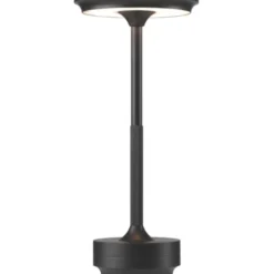 Nordic Light Skagen genopladelig bordlampe, sort