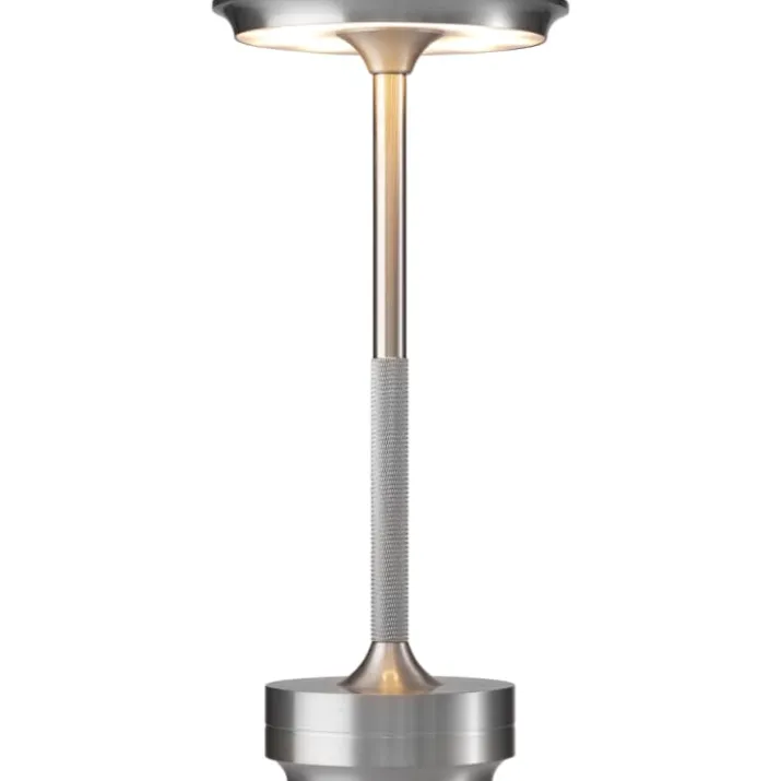 Nordic Light Skagen genopladelig bordlampe, sølv