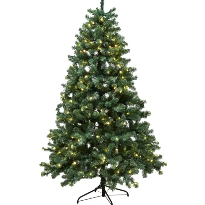 Nordic Winter Aske kunstigt juletræ med lys, 300 x 188 cm