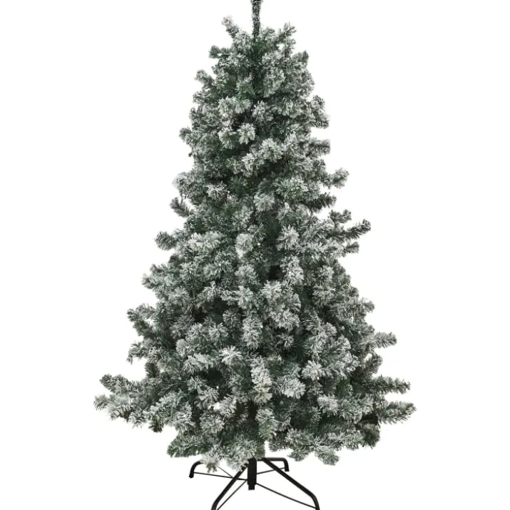 Nordic Winter Frost kunstigt juletræ med lys, 180 x 118 cm