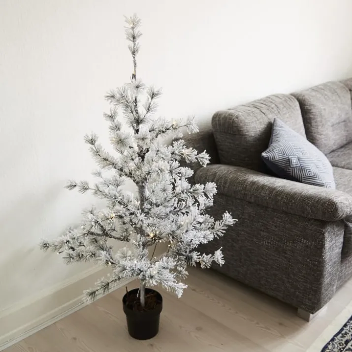 Nordic Winter kunstigt lærketræ med lys