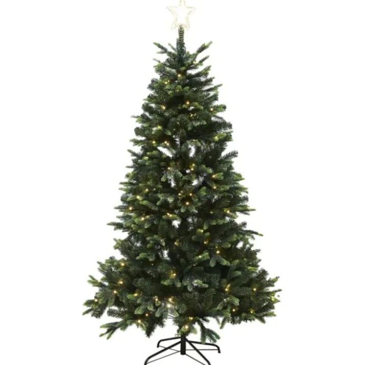 Nordic Winter Lifa kunstigt juletræ med lys, 210 x 142 cm
