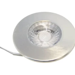 Nordtronic Gabriella LED indbygningsspot, 35°, 3000K, børstet alu