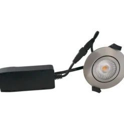 Nordtronic Low Profile ECO indbygningsspot, børstet alu, 4000K