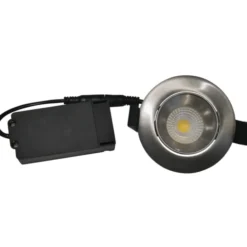 Nordtronic Velia Low Profile indbygningsspot, børstet alu, 4000K